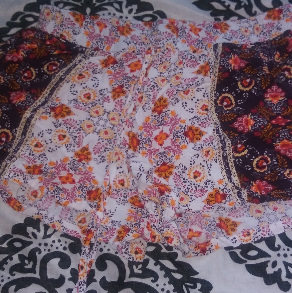 Patterned sleeytime shorts